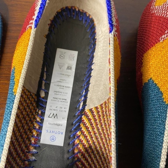 ROTHY'S retired moroccan amber loafer flat size 7 - Picture 9 of 10